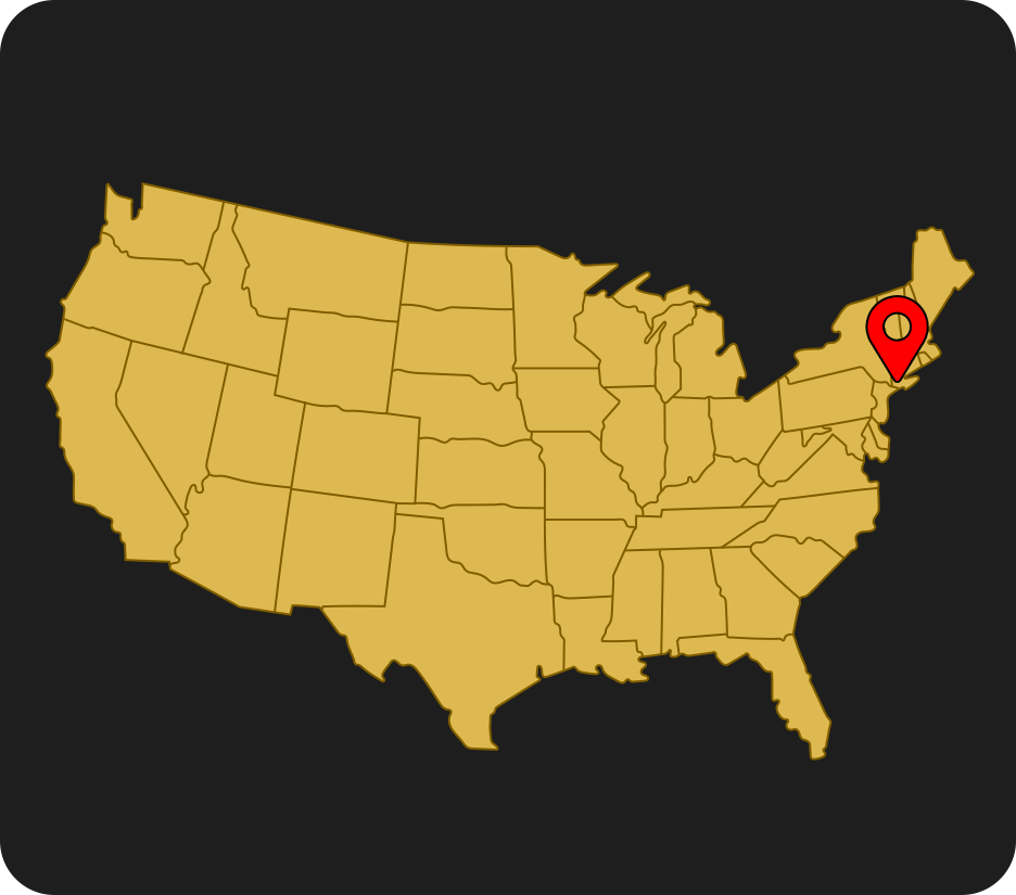 US Map with Pin
